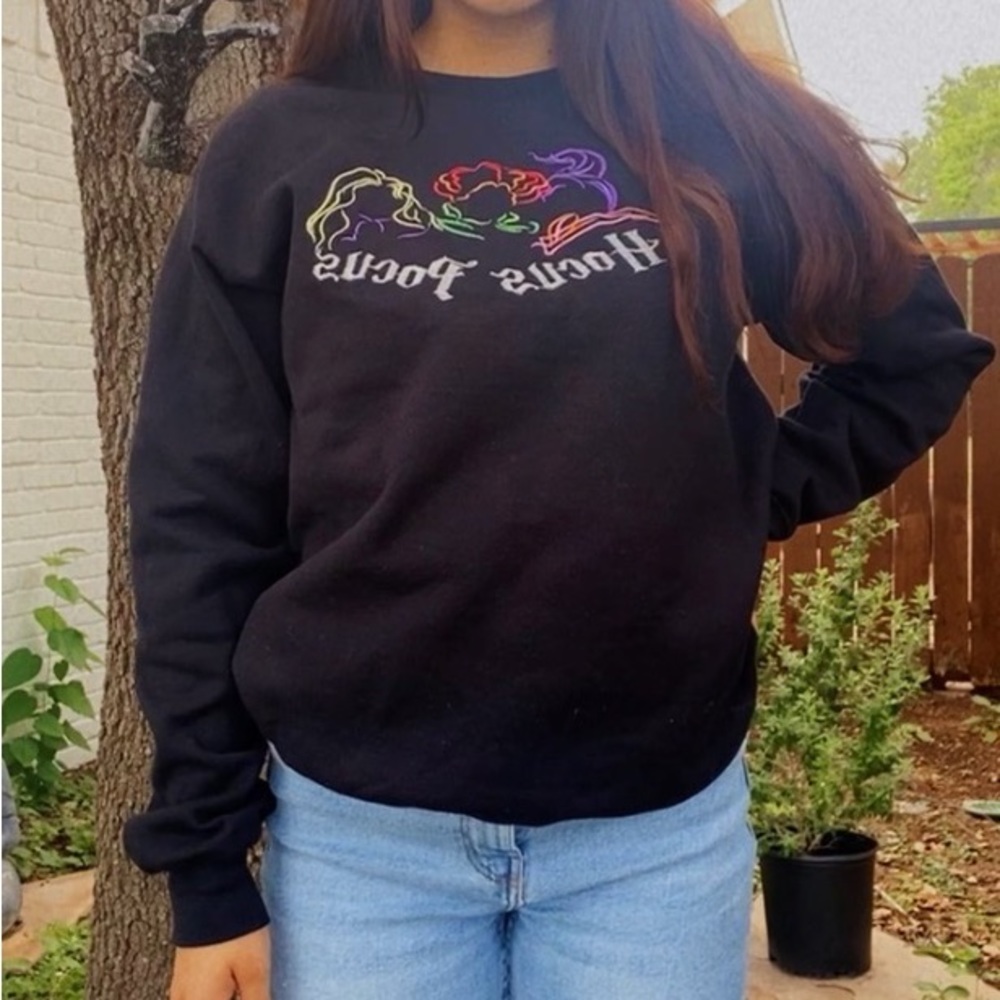 Hocus Pocus Embroidery Sweater